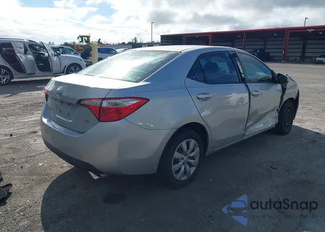 2015 Toyota Corolla Le from USA, damaged, VIN 2T1BURHE9FC444736